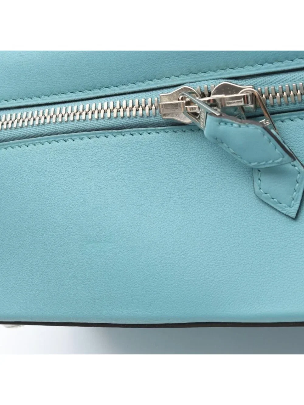 Hermes Handbag Bolide Cles Leather Blue Atoll Blue-At-le